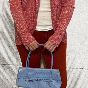 Cato Red & White Open Front Sweater